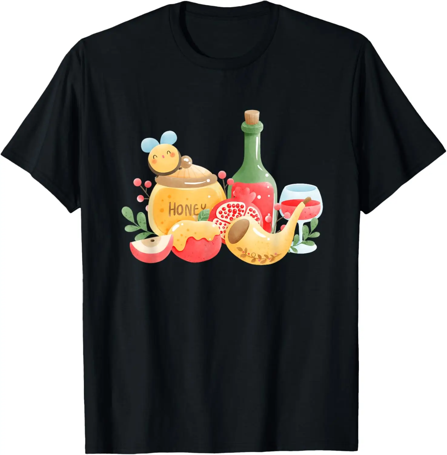 

Sweet New Year Watercolor Celebration T-Shirt