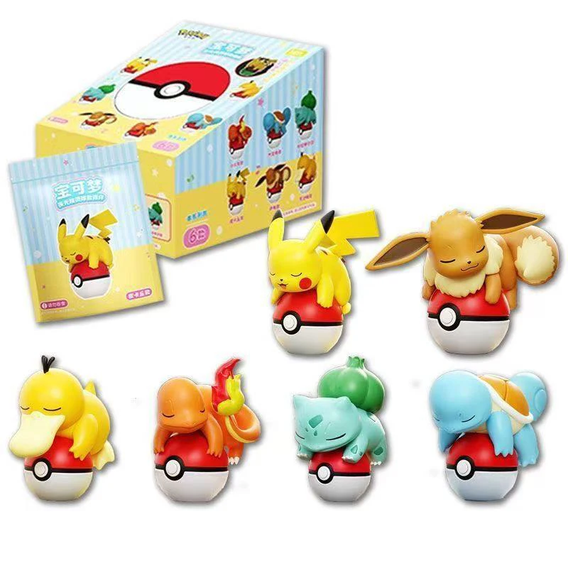 

Оригинальный набор-сюрприз Pokemon: Пикачу, Сквиртл, Бульбазавр, Псайдак, Чармандер – ночник, подвеска ручной работы, детская игрушка, подарок