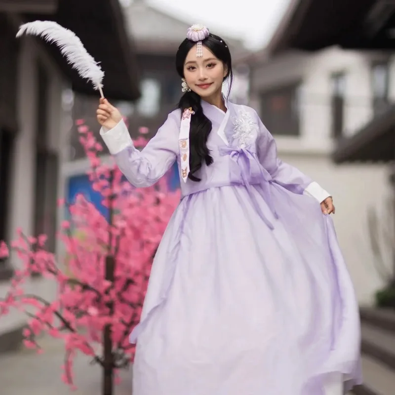 Hanfu Women's New Style Yanji North Korean Super Immortal Traditional Dress Travel Photography Check in Daily Performance