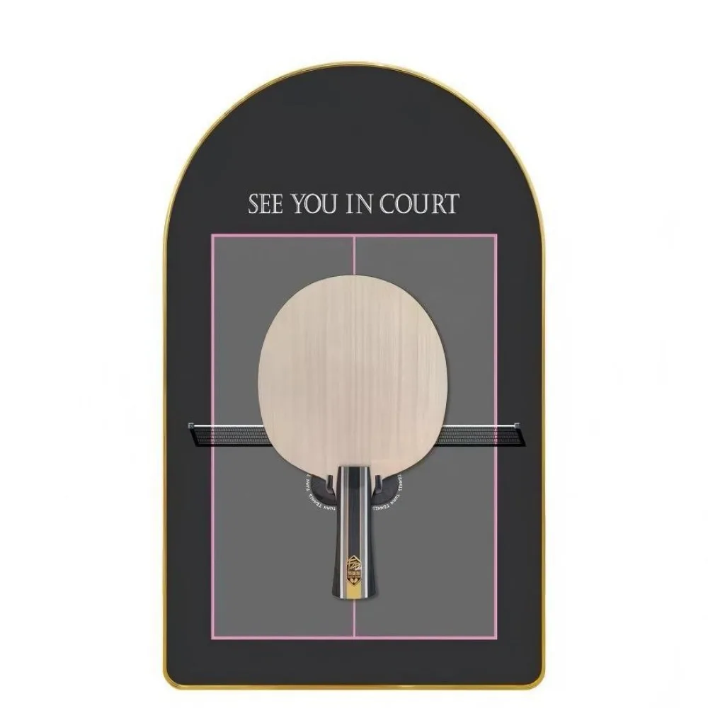 Fashion Style Table Tennis Paddle Display Frame Wall Decor Ping Pong Racket Holder Home Art Home Decoration