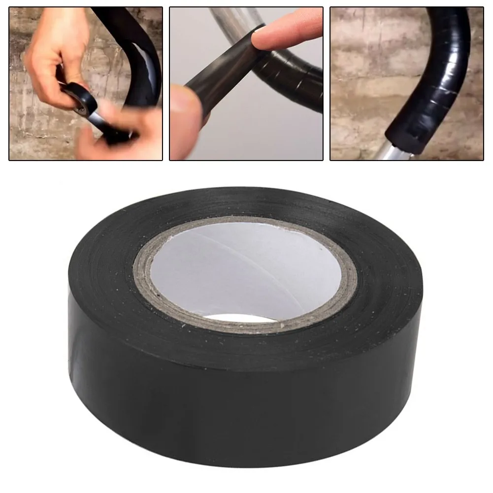 

9m Black Handlebar Grip Repair Tape Handle Bar Finishing Tape For All Road Bikes Cycles Waterproof HandleBar Wrap Cycling Parts