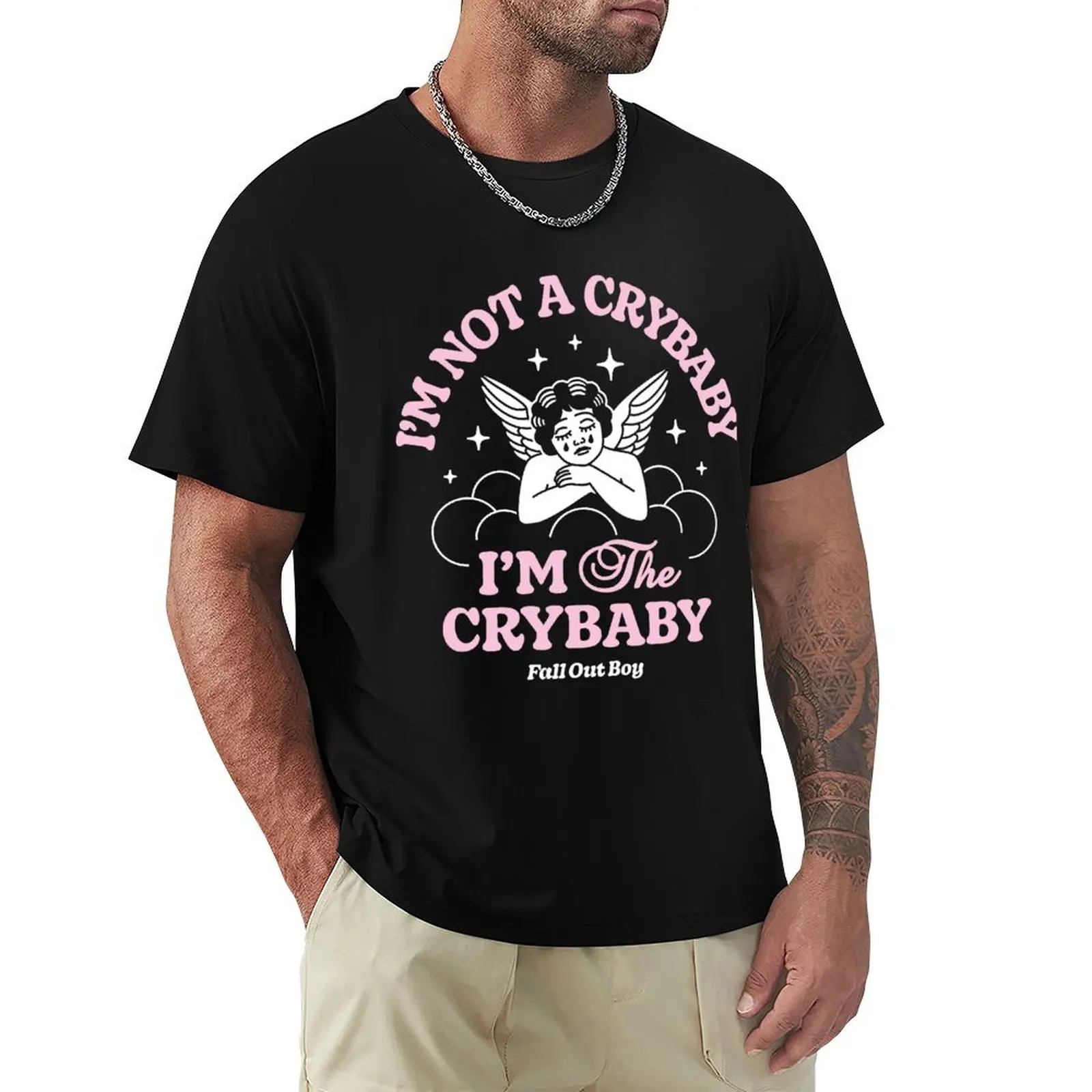 

Crybaby T-Shirt gifts for boyfriend quick drying funny shirt cotton anime clothes mens t shirts pack