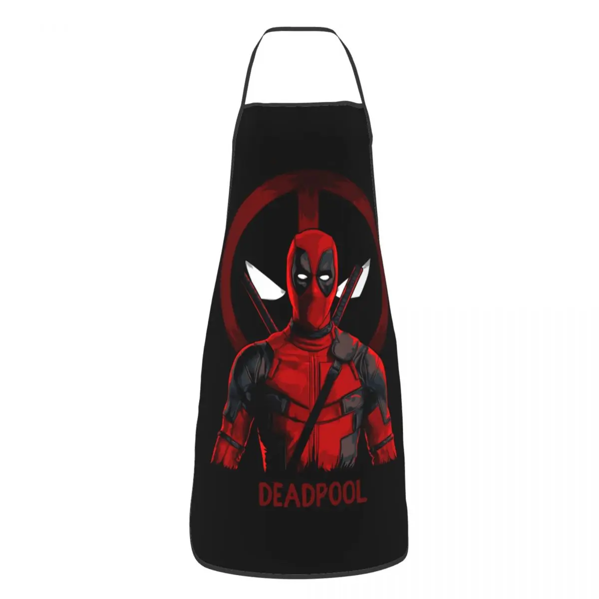 

Фартук унисекс с нагрудником Дэдпула на заказ для взрослых, женщин и мужчин, столбик для шеф-повара, кухня для приготовления пищи, живопись