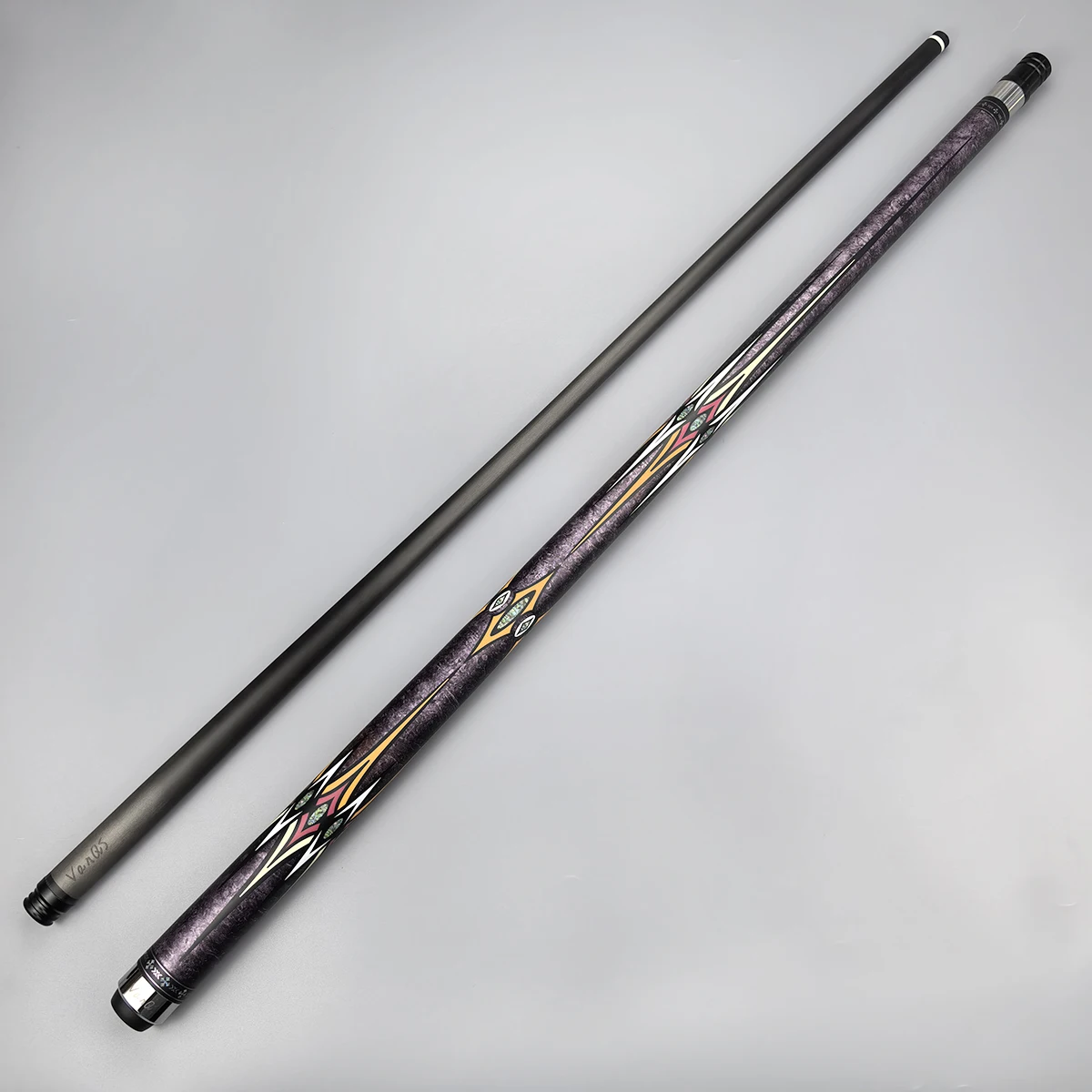 

VanQs Premium Quality 58'' 1/2-pc Billiard Pool Cue with Authentic Carbon Fiber Shaft