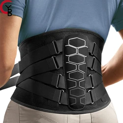 Cinturones deportivos para la parte inferior de la espalda, cinturones de soporte Lumbar, diseño ergonómico, adecuados para discos herniados, ciática para hombres y mujeres