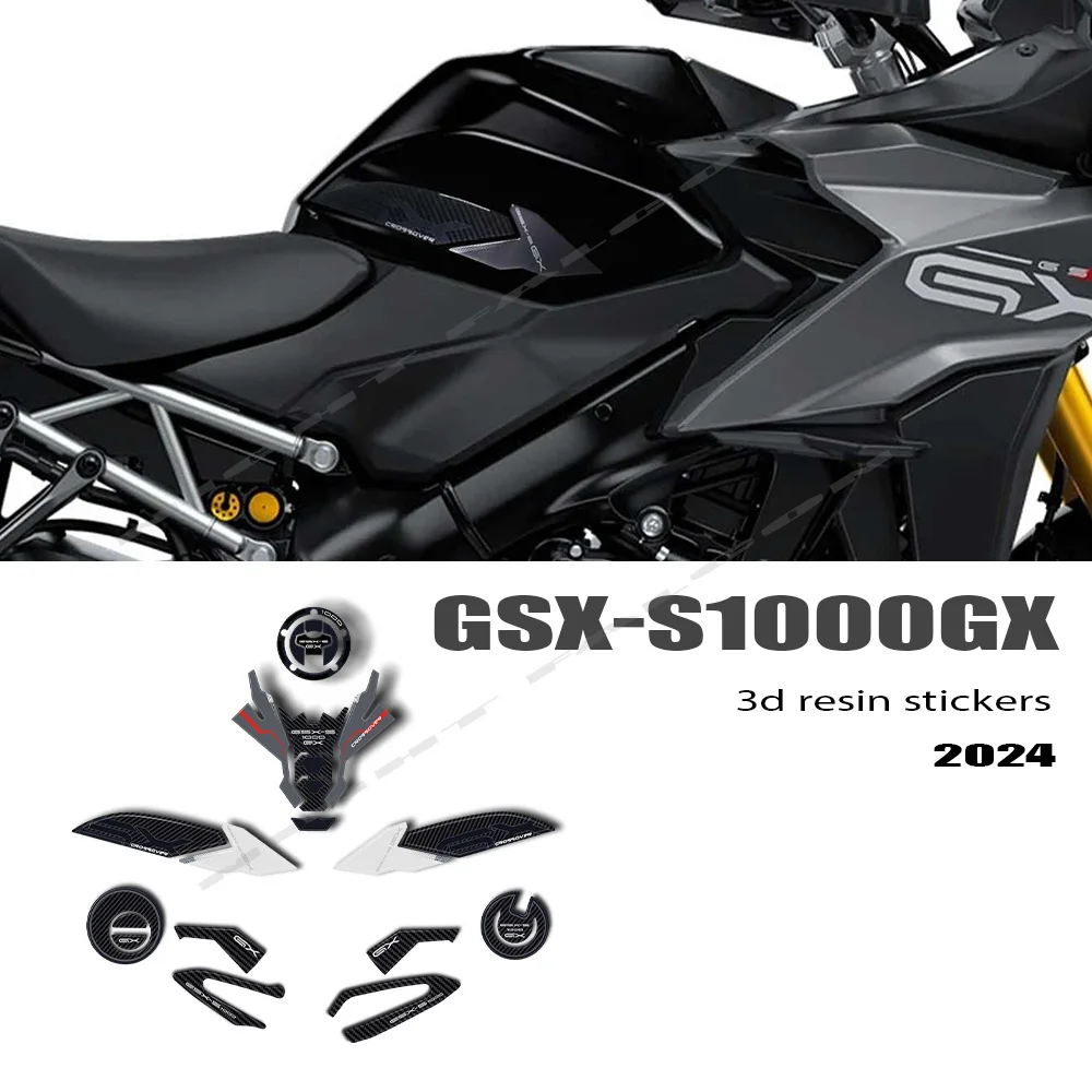 

Аксессуары для мотоциклов 1000 GX GSX S1000GX 2024, 3D эпоксидная смола, защитная наклейка, полный комплект