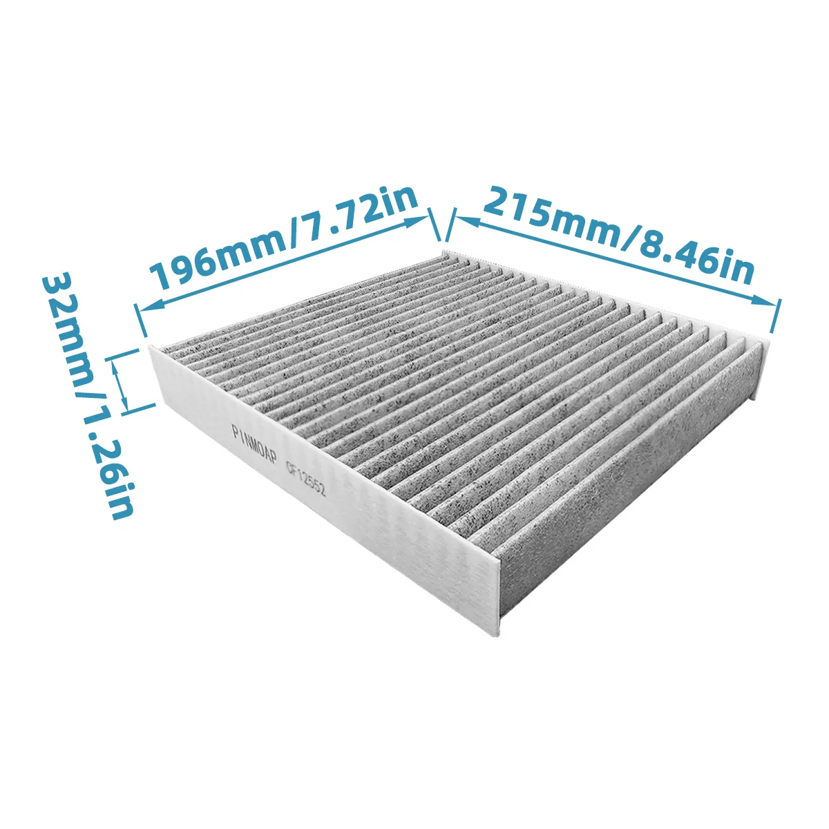 Lanke Cabin Air Filter Compatible With Nissan Kicks Replaces CF12552 Replacement Element For Dust Pollen Control And Fresh Air