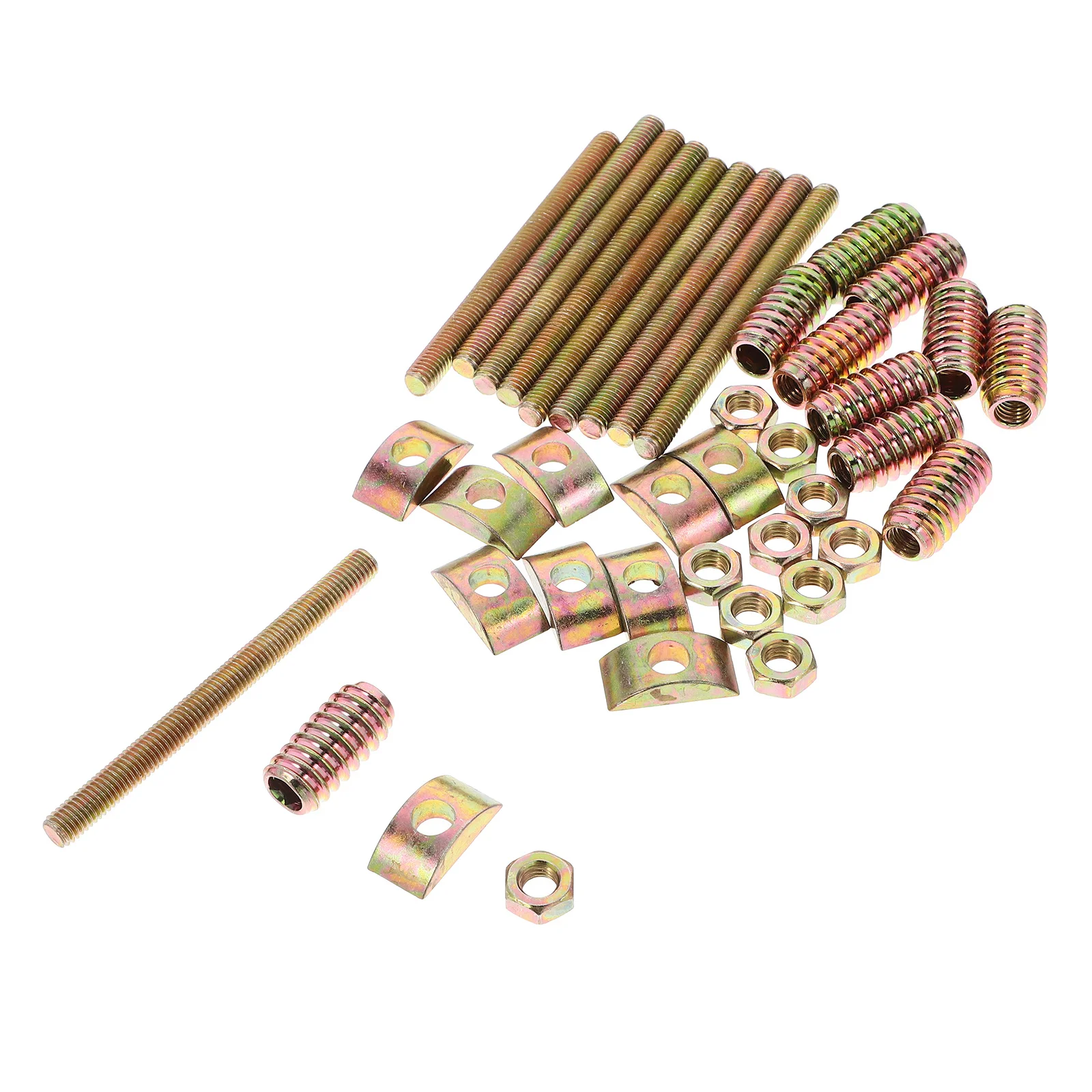 10 مجموعة نصف القمر موصل للأثاث الثقيلة الحديد السحابات الخشب المشتركة المثبتات لوحة الجمعية تركيبات خزانة إطار سرير #3