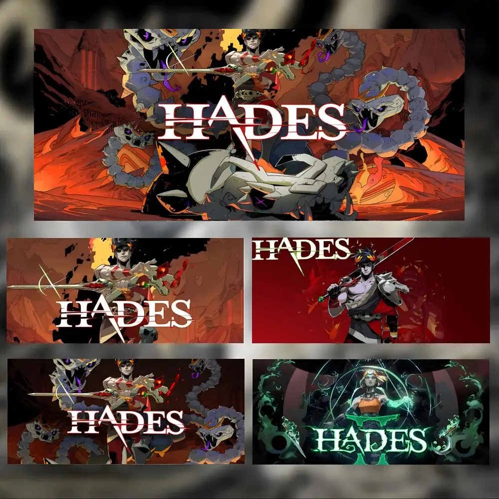 Mythic Hadeses Mouse Pad Large Thick Desk Pad Stitched Edges Gaming Mouse Mat for PC