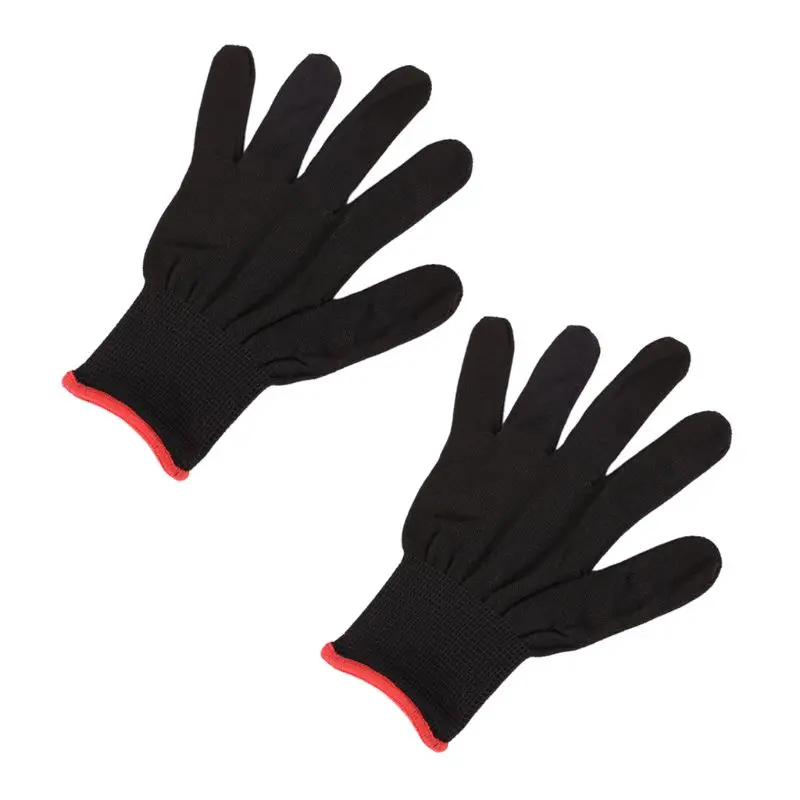 652F 2x Nylon Gloves Guitar Bass Glove Musical Instrument Practice Hand Cover for Electric Acoustic Guitars