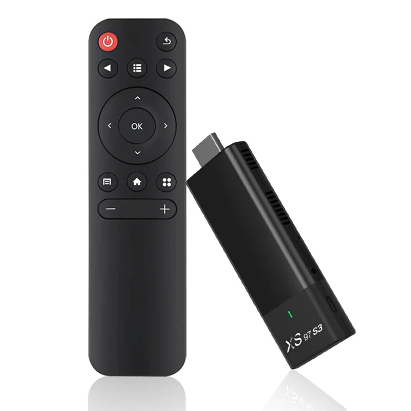 XS97 S3 Smart TV Stick Set Top Box H313 Internet HDTV 4K HDR TV Receiver 2.4G 5.8G Wireless WiFi Android 10 Media Player