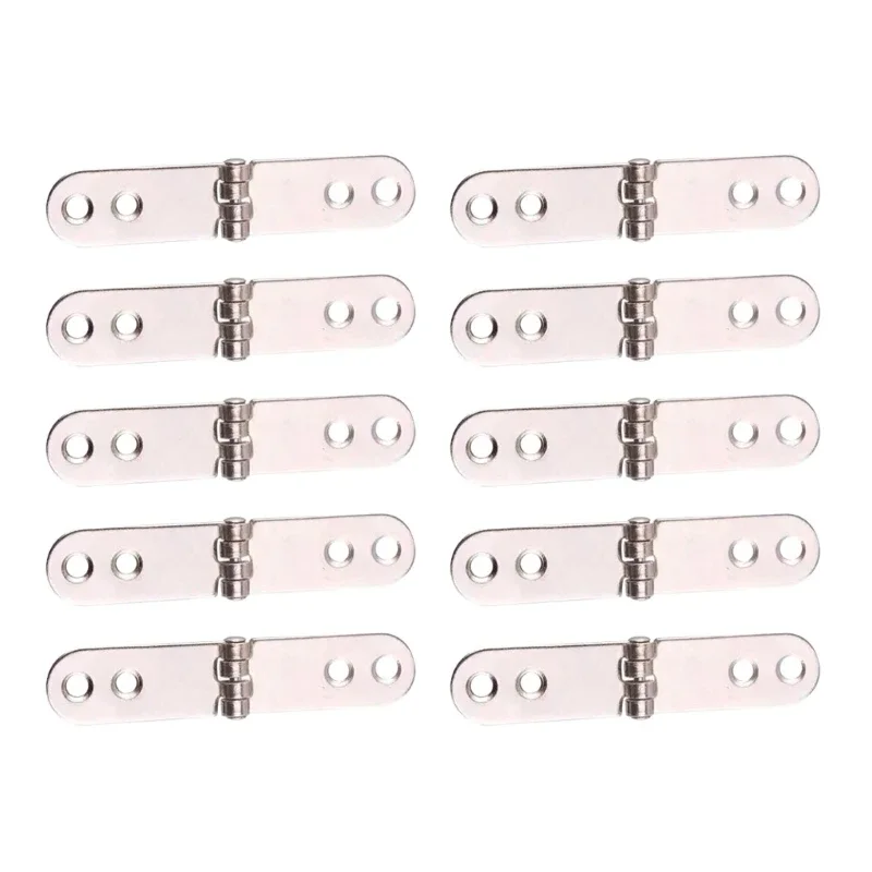 Upgraded Angles Rounded Hinge Metal Foldable Hinge 10/20pcs for DIY Enthusiasts