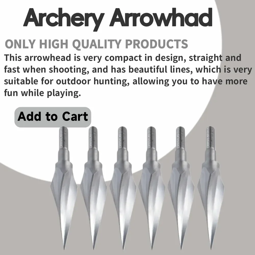 150 Grain Broadhead-Pfeilspitzen, 12 Stück, präzises Gewindedesign, korrosionsbeständiges Eisenmaterial, komplett mit Aufbewahrungsbox, universell passend für die meisten Bogenschießbögen, Ersatz-Pfeilspitzen für Amateur-Outdoor-Freizeitschießen – Detail 1