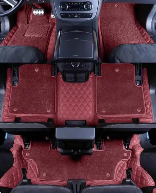 

Custom special car floor mats for Nissan Patrol Y62 2024-2011 7 8 seats Good quality rugs double layers carpets for Patrol 2020