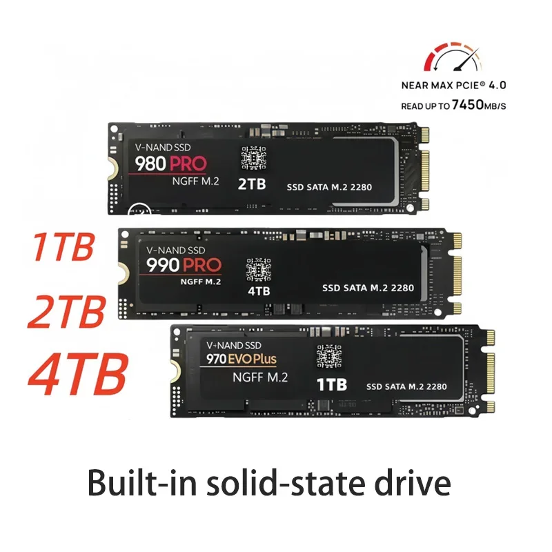 AvaCoreNew 990ProM2 Solid State Drive (SSD) 1TB/2TB/4TB/ 980Pro 970-EVOPlus NGFF High-speed And Stable