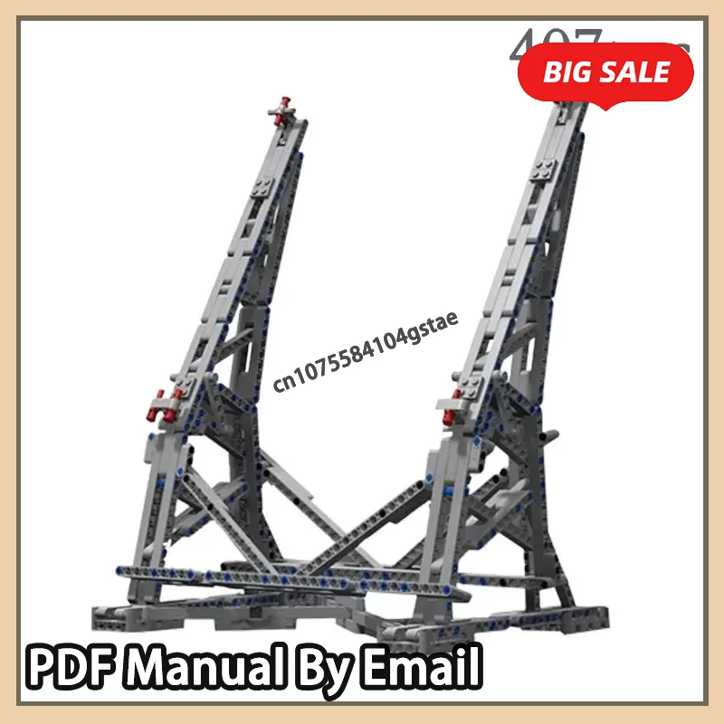 

MOC 407 Pieces in Stock Everman Millennium Falcon Vertical Stand 75192 Made in China Educational Toys