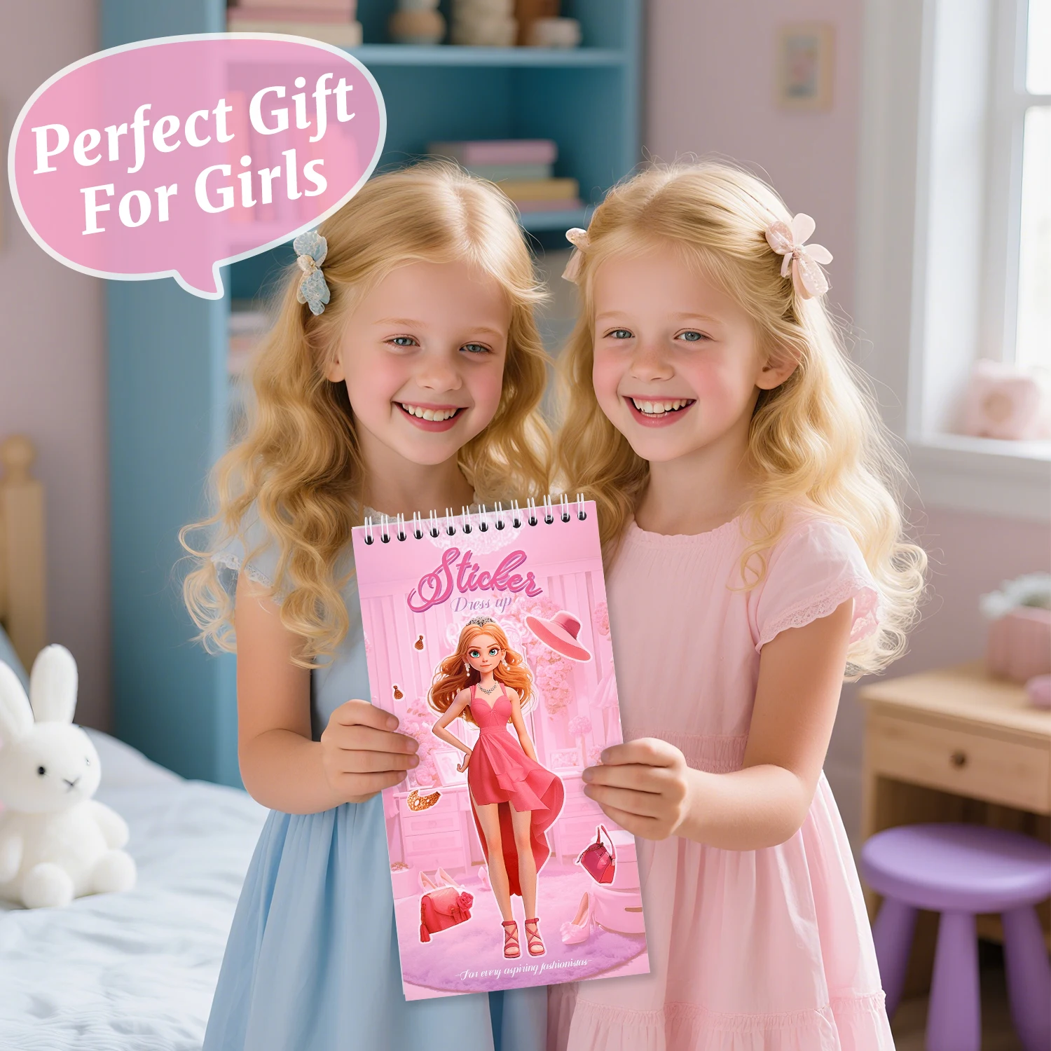25 Sheets Dress Up Stickers for Kids, Make Your Own Fairy Princess Sticker for Kids Toddlers, Ideal Gift Birthday Preschool Chil image 5