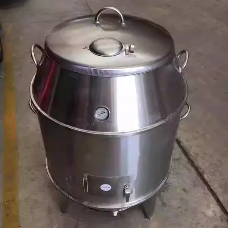 Stainless Steel Vertical Charcoal Oven Duck Chicken Roaster Goose Crispy Pork Belly Hanging Stove