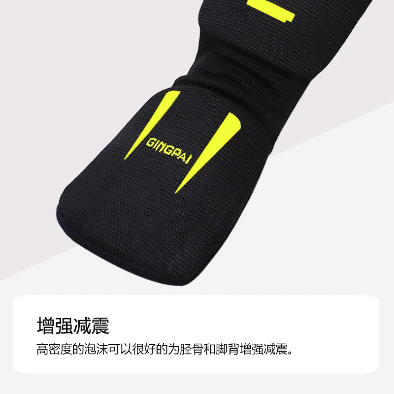 Shin Protective Guard Kick Boxing Sanda Taekwondo Boxing Leggings Ankle Shin Protection Karate MMA Muay Thai Shin Pads Protector