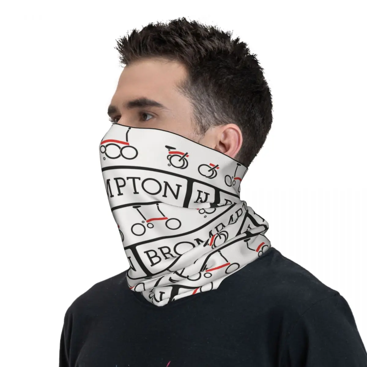 Cool Bromptons Bike Bandana y2k Cool Cycling Mask Riding Fishing Protection Balaclava Graphic Seamless Soft Face Cover Mask