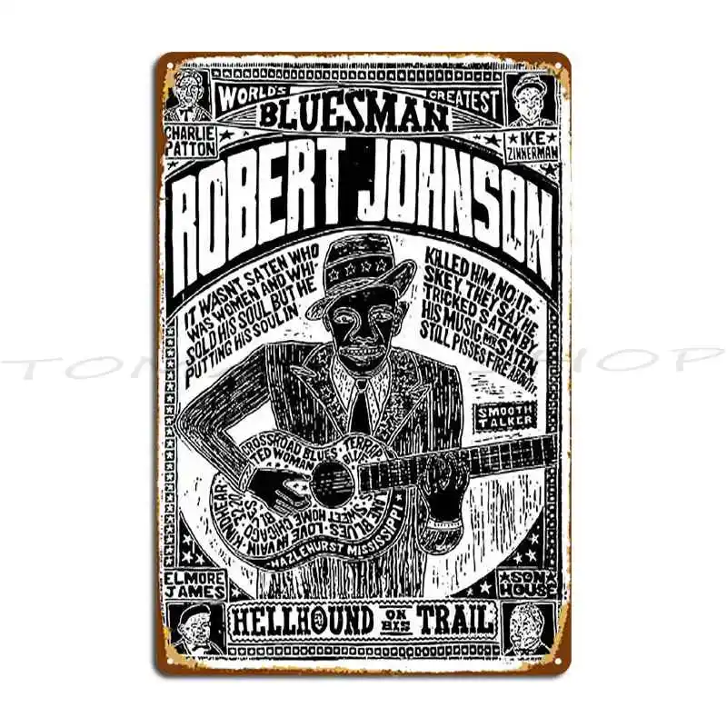 Guitar Guitarist Legend music The Marcus White Stencil Metal Signs Create Wall Decor Funny Home printed  Tin Sign Poster