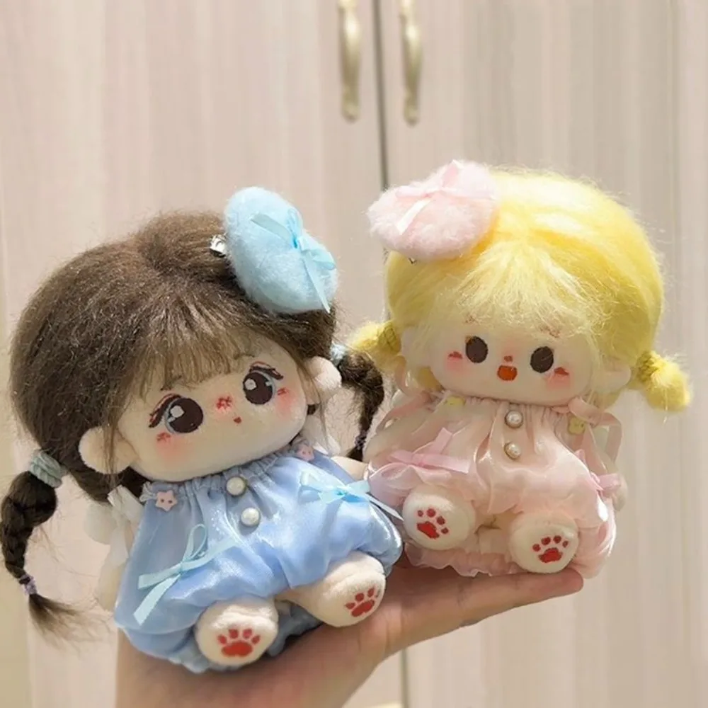 القوس فستان 10 سنتيمتر ملابس دمى القطن مع الجناح دعوى ملابس دمى الزي الإبداعية مضحك دمية فستان مجموعة إكسسوارات دمي #5