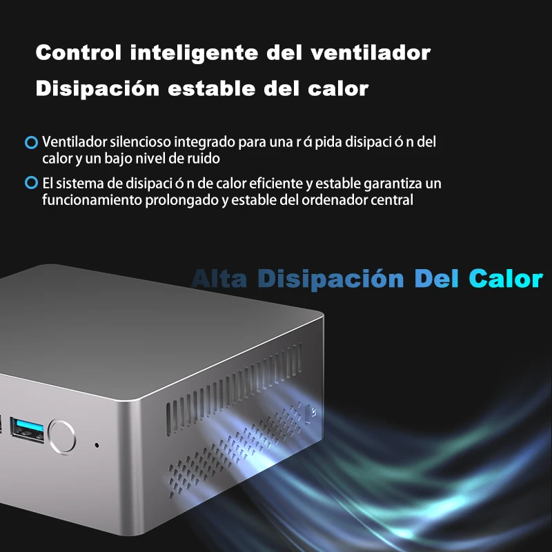 Mini PC Alder Lake de 12ª generación, Intel N100, Windows 11, Quad Core, LPDDR5, 8G, 256GB, 4800Hz, Dual RJ45, Turbo Boost, LAN 3,4 GHz, Firewall 4K