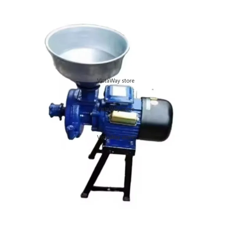 Corn Flour Pulverizer Superfine Grinding Machine Grinder Dry and Wet Grain Crusher Mill Machine for Wet and Dry Rice Grinder