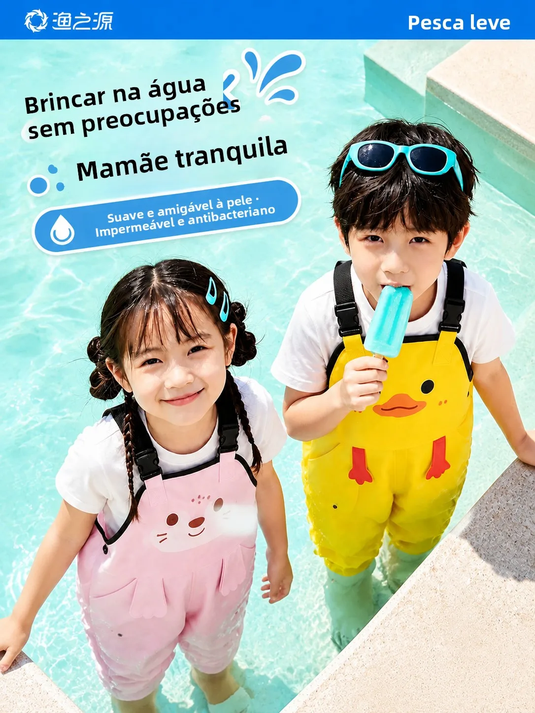 フィッシングソース-幼児用ワンピーススーツ-歳用-シーフード収集-水遊び服-レインブーツ付き-ベビー服-レインパンツ