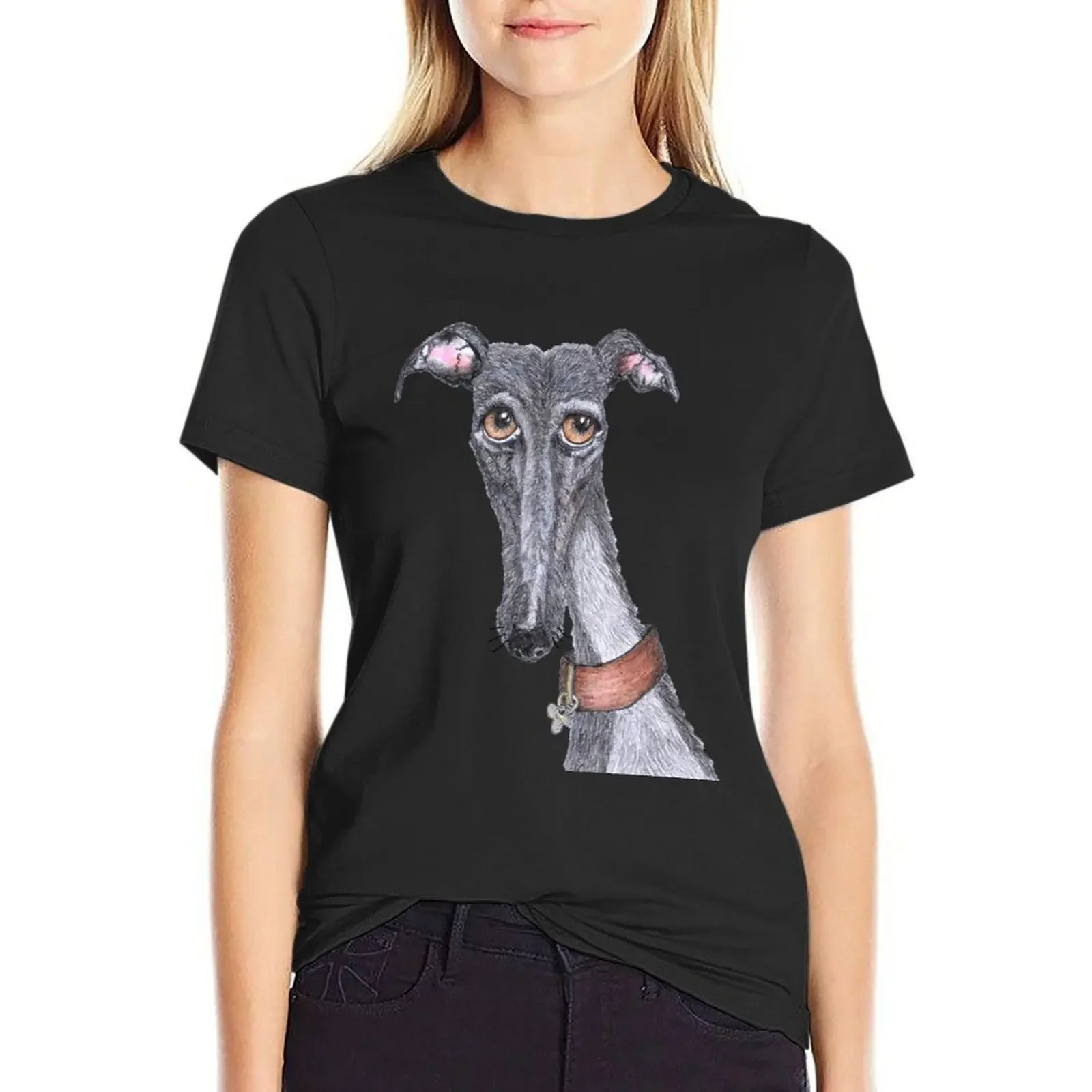 

GREYHOUND g936 T-Shirt blacks animal print anime clothes fashion woman blouse 2025