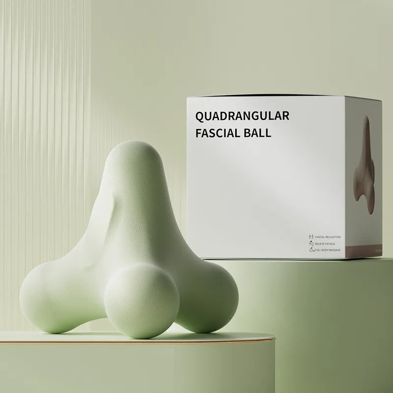 Pelota de Fitness para Relajación Muscular Cuádruple, Herramienta Compacta de Entrenamiento Diario para Aliviar los Músculos del Cuerpo Después del Ejercicio