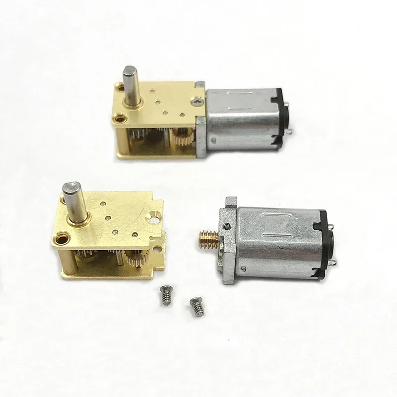 Micro N20 pełna metalowa skrzynia biegów silnik reduktora biegów DC3V 6V 12V 4rpm-381RPM niska prędkość Singal podwójny wał Robot DIY samochód Eleltric Lock — zdjęcie 4
