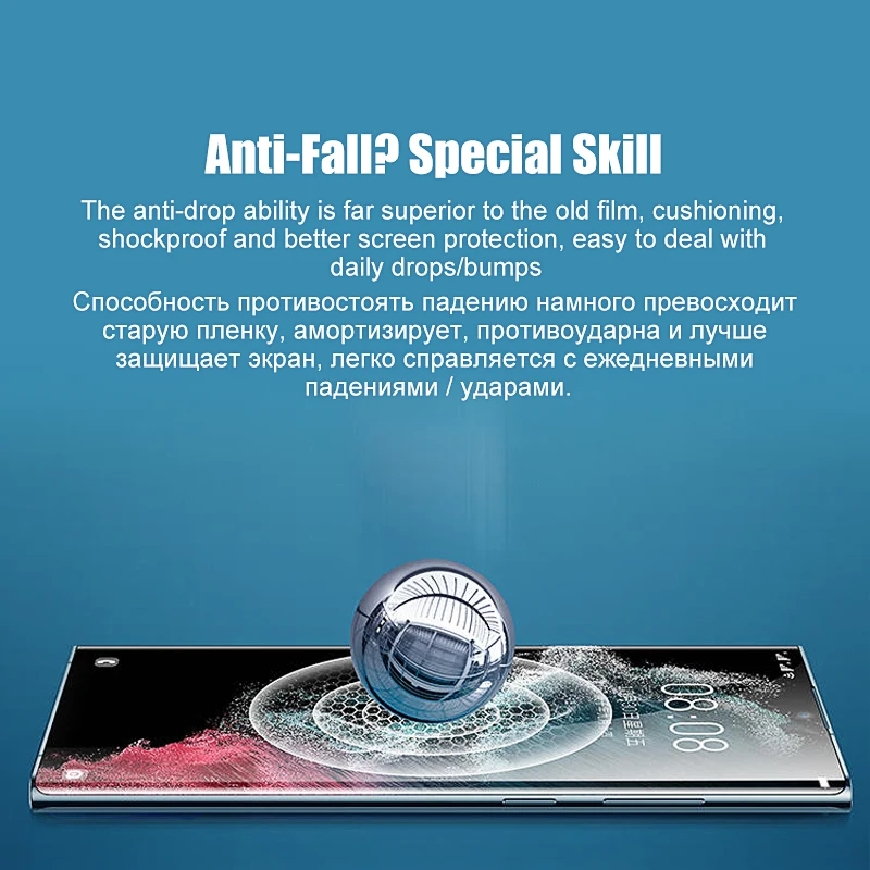 4pcs Front Back Hydrogel Film For Samsung Galaxy S23 S22 S21 S20 fe S24 Ultra Plus Screen Protector Film A12 A34 A52 A53 A54 5G