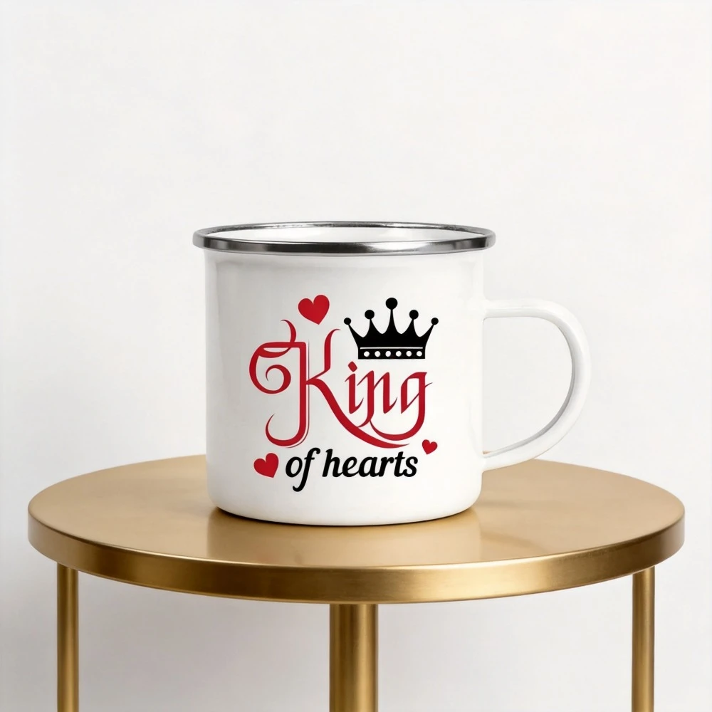 Tasse à café/bière amusante « Mon Cœur Appartient à Elle/Lui », Mug pour le thé, Vaisselle de voyage, Mignonne, Noël, Originale