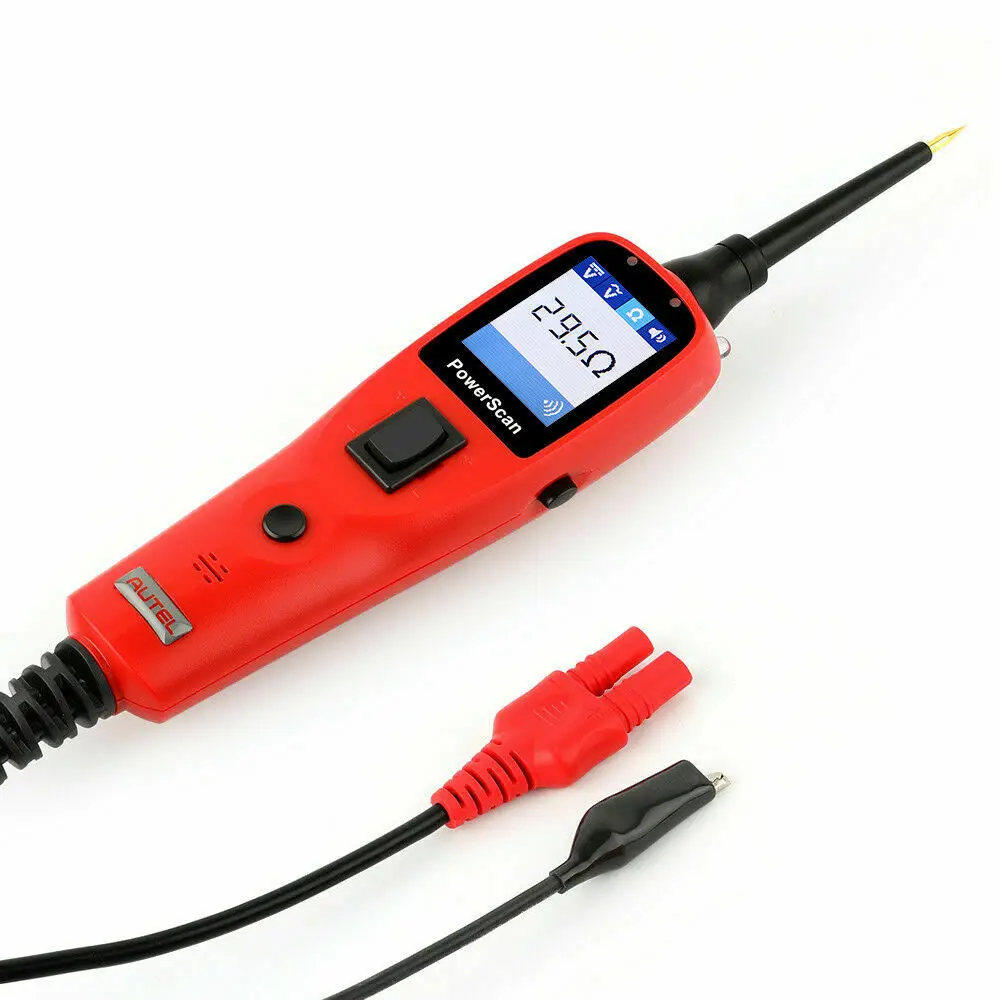 Autel PowerScan PS100 Auto Car Electrical System Probe Kit 12V/24V Circuit AVOmeter Tester Automotive Car Diagnostic Tool
