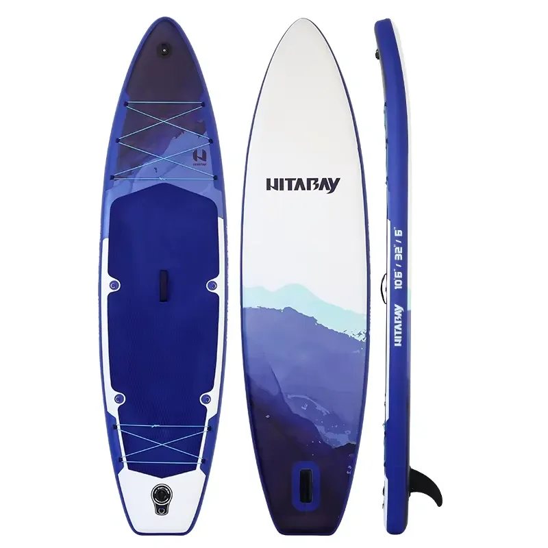 Inflatable Stand Up Paddle Board SUP Surfboard for 2026 – Large Size Portable Lightweight with High Pressure Pump