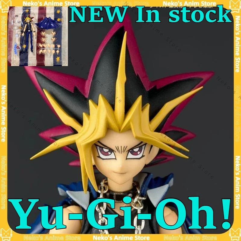 【متوفر】Kaiyodo Revoltech Yamaguchi Yu-Gi-Oh! مبارزة الوحوش يامي يوجي عمل الشكل أنيمي نموذج سطح المكتب دمية المقتنيات هدية