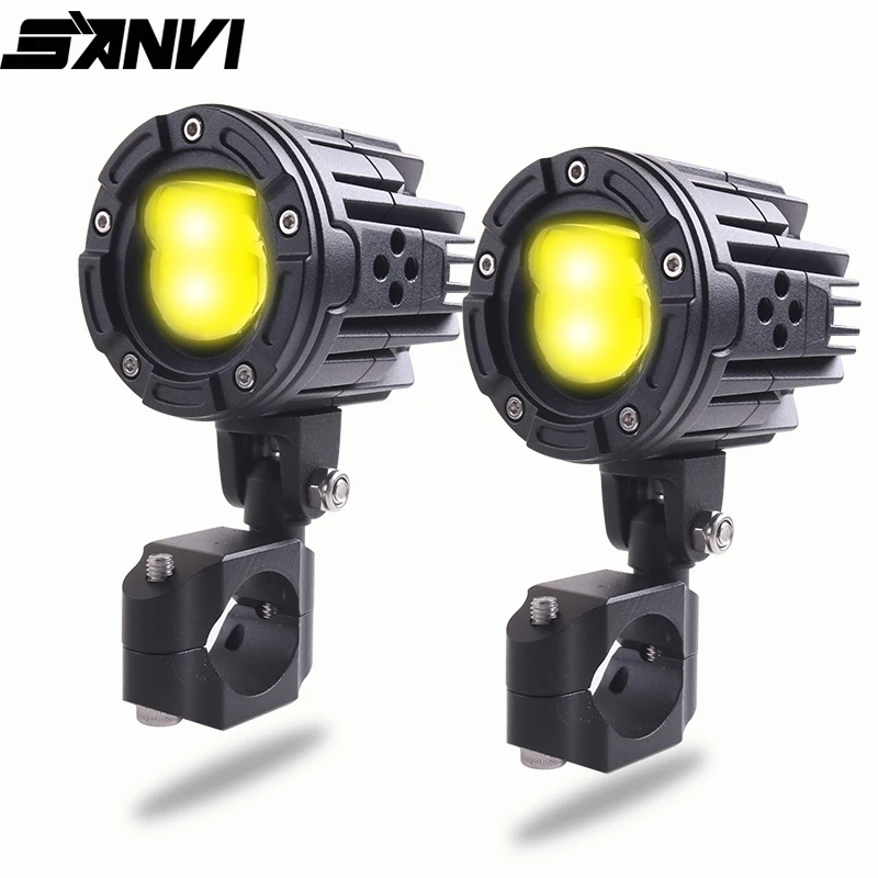 

SANVI LED Spotlight Auxiliary light Motorcycle Fog Lense For BMW R1200GS F850GS F750GS 1250GS GS LC Adventure 6000k 3000K