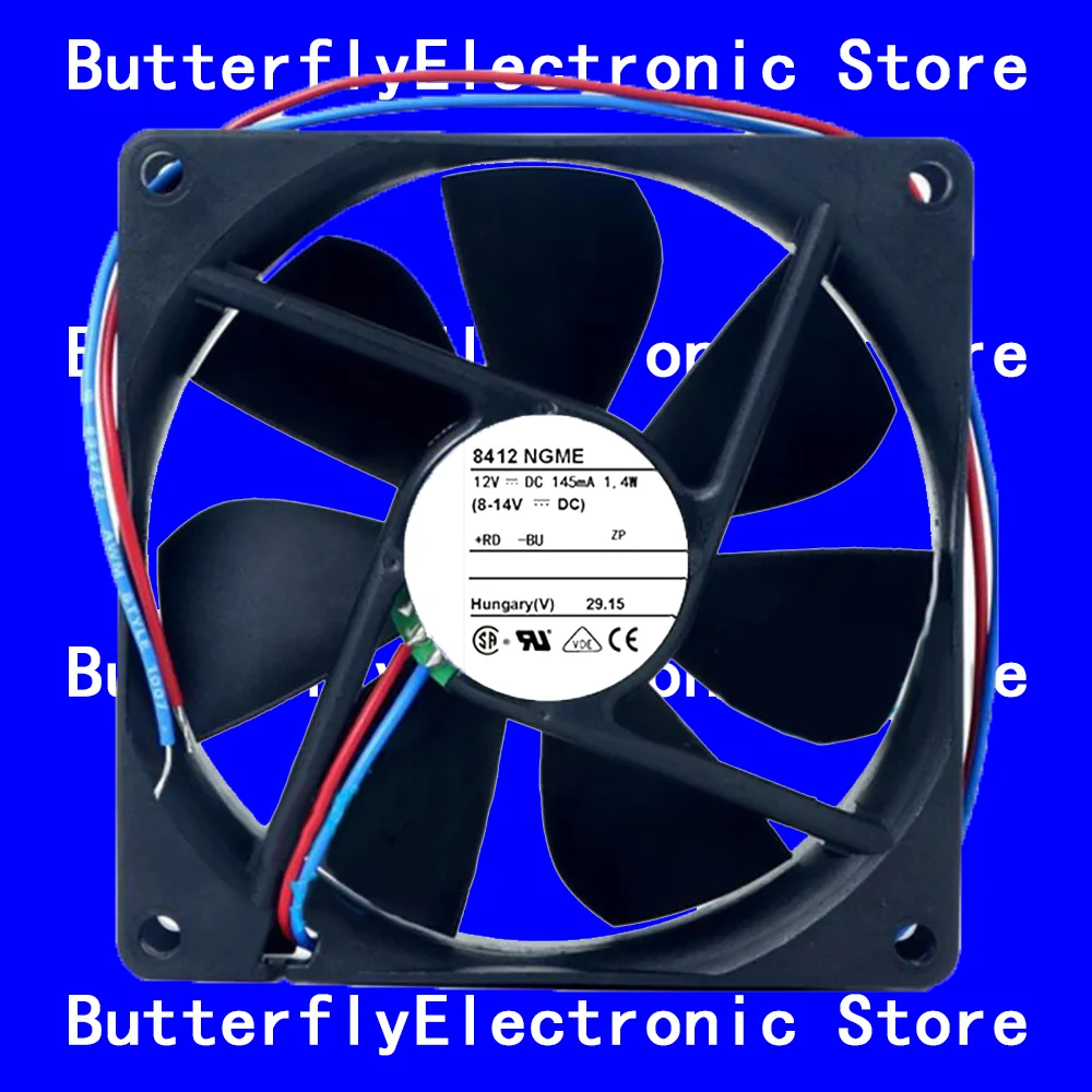 

NEW ORIGINAL 8412NGME 8412 NGME 12VDC 1.4W COOLING FAN 8025 80*80*25MM