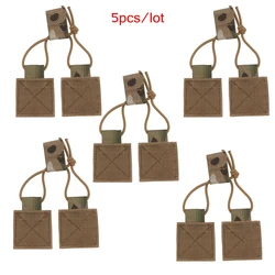 5pcs Radio Fastener Magazine Retention Hook Loop Fixing Buckle Elastic Rope Tactical Chest Rig MKV D3CRM Hunting Accessories
