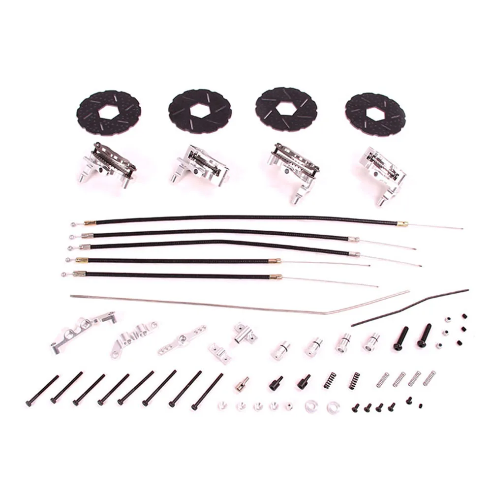 Four-wheel Disc Brake System Kit Fit for 1/5 HPI ROVAN ROFUN KM GTB TS BAJA 5B 5T 5SC SS