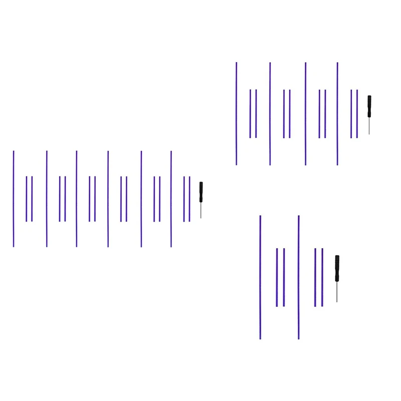 Strisce morbide in peluche per Dyson V6 V7 V8 V10 V11 aspirapolvere Soft Roller Head accessori di ricambio 6 set