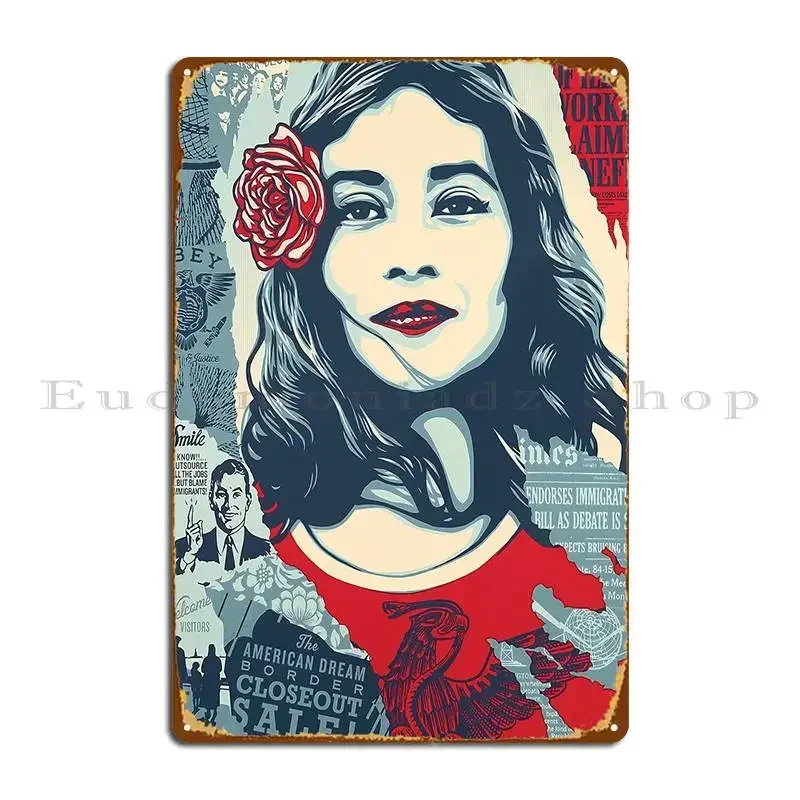 Shepard Fairey On The 2020 Election And Disrupting Metal Signs Garage Print Garage Cinema Garage Tin Sign Poster