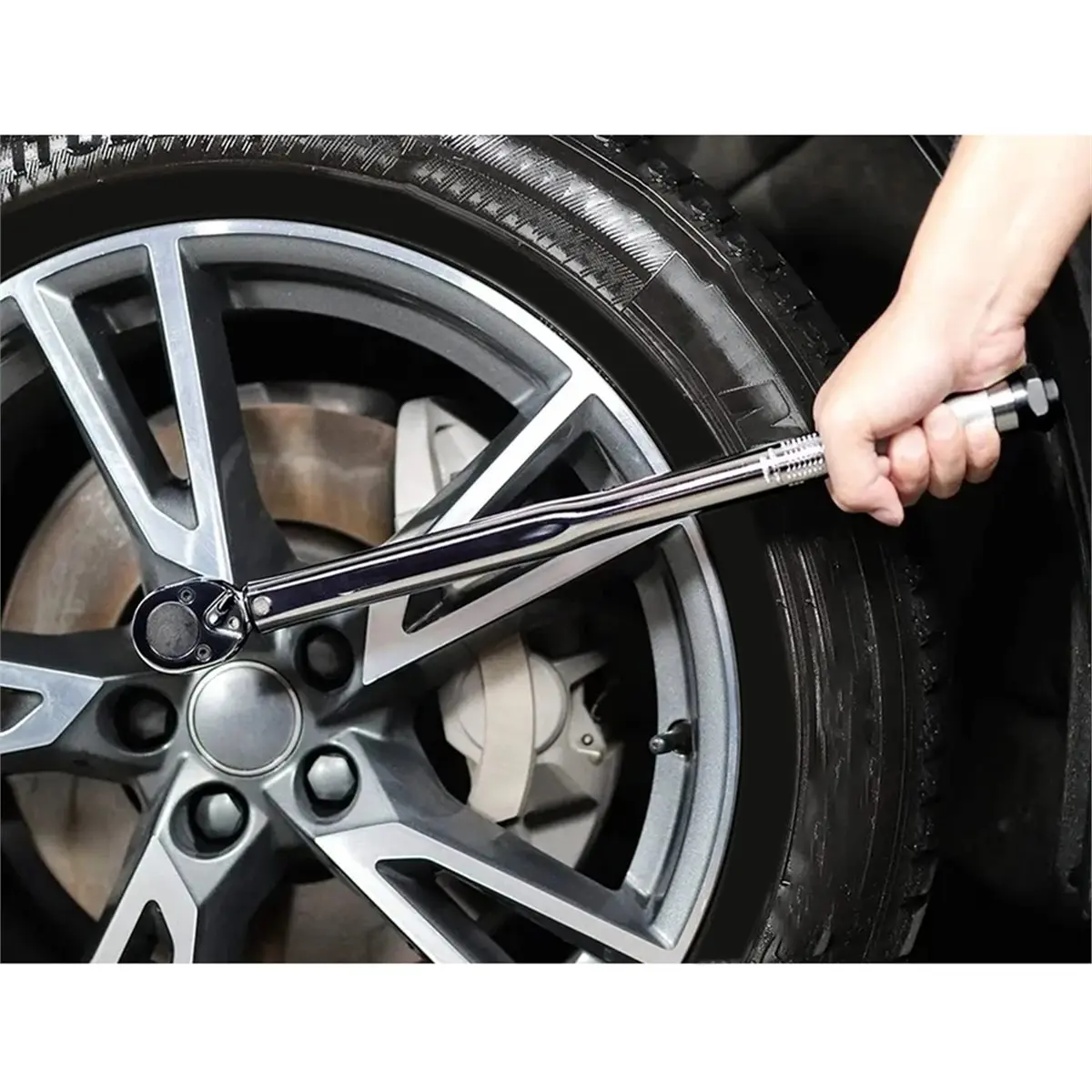 

Динамометрический ключ с квадратным приводом, ключ с трещоткой, ремонтный гаечный ключ, ручные инструменты с коробкой 19-110 нм