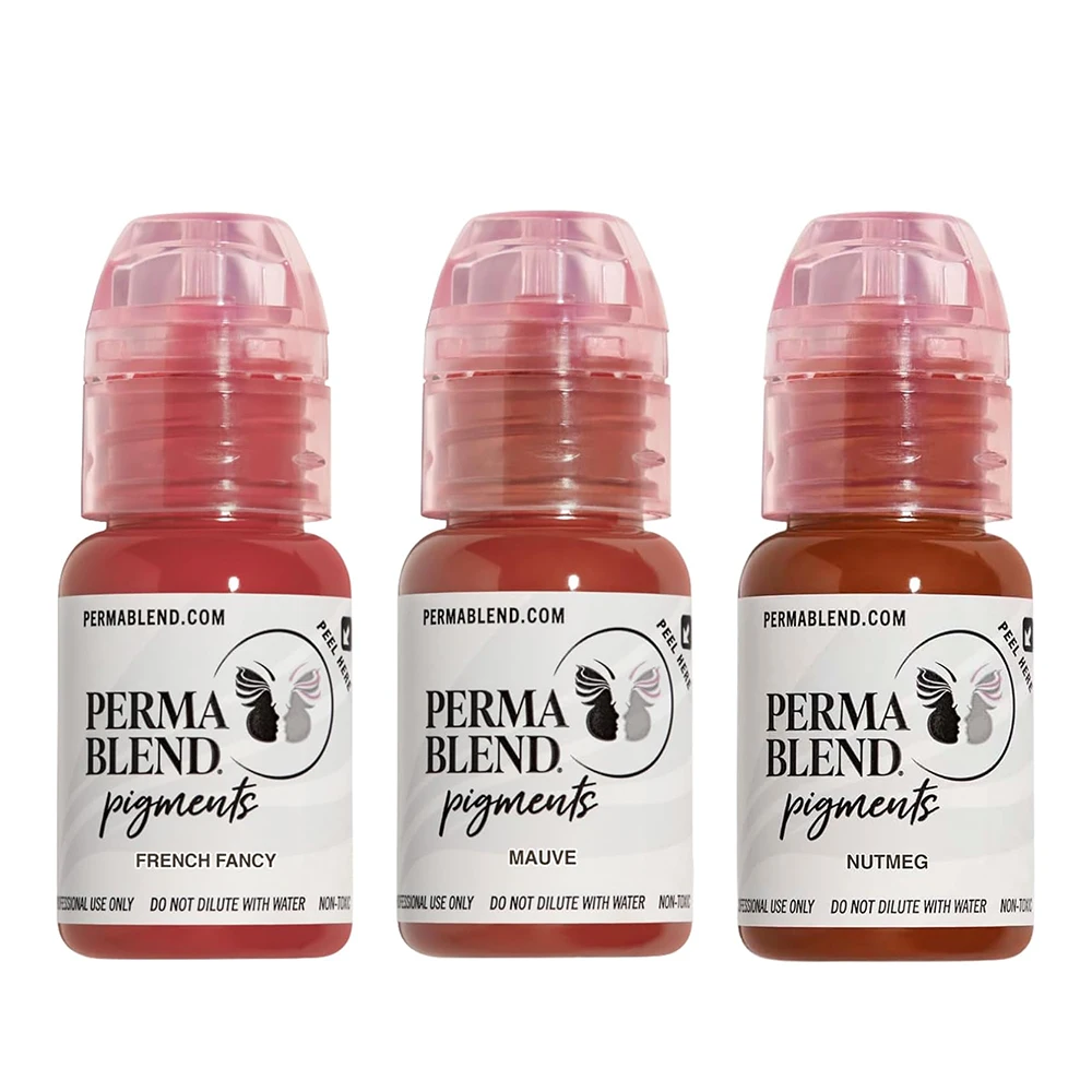 15ML 0.5oz Permanent Makeup Pigment - Long-lasting Professional Tattoo Ink for Microblading Eyebrow & Lip Tattoo Supplies