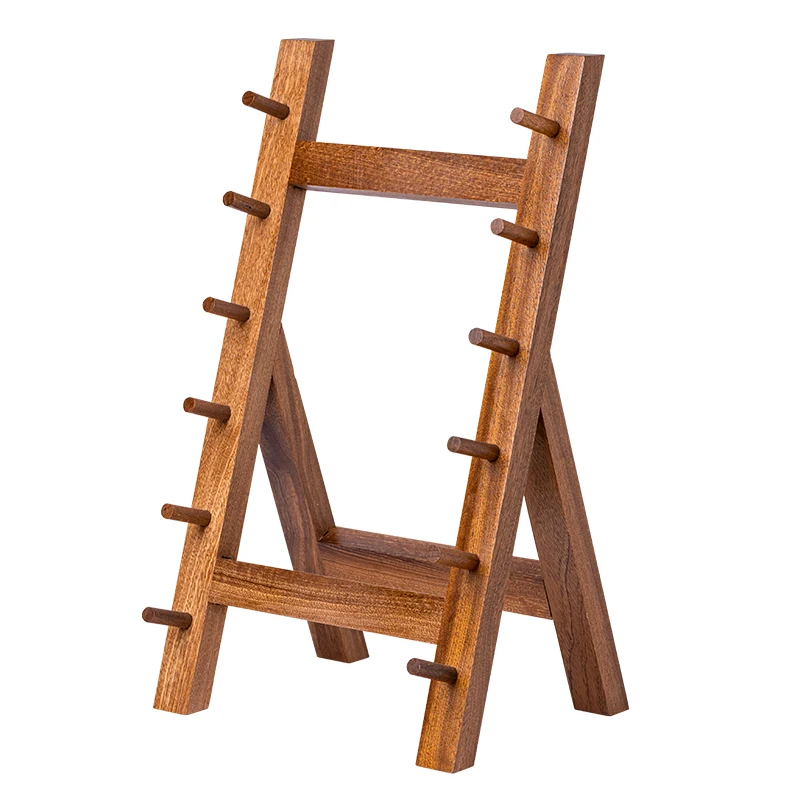 

5-Layer Knife Wood Holder Sushi Sashimi Knife Shelf Kitchen Storage Rack Clearance Sale