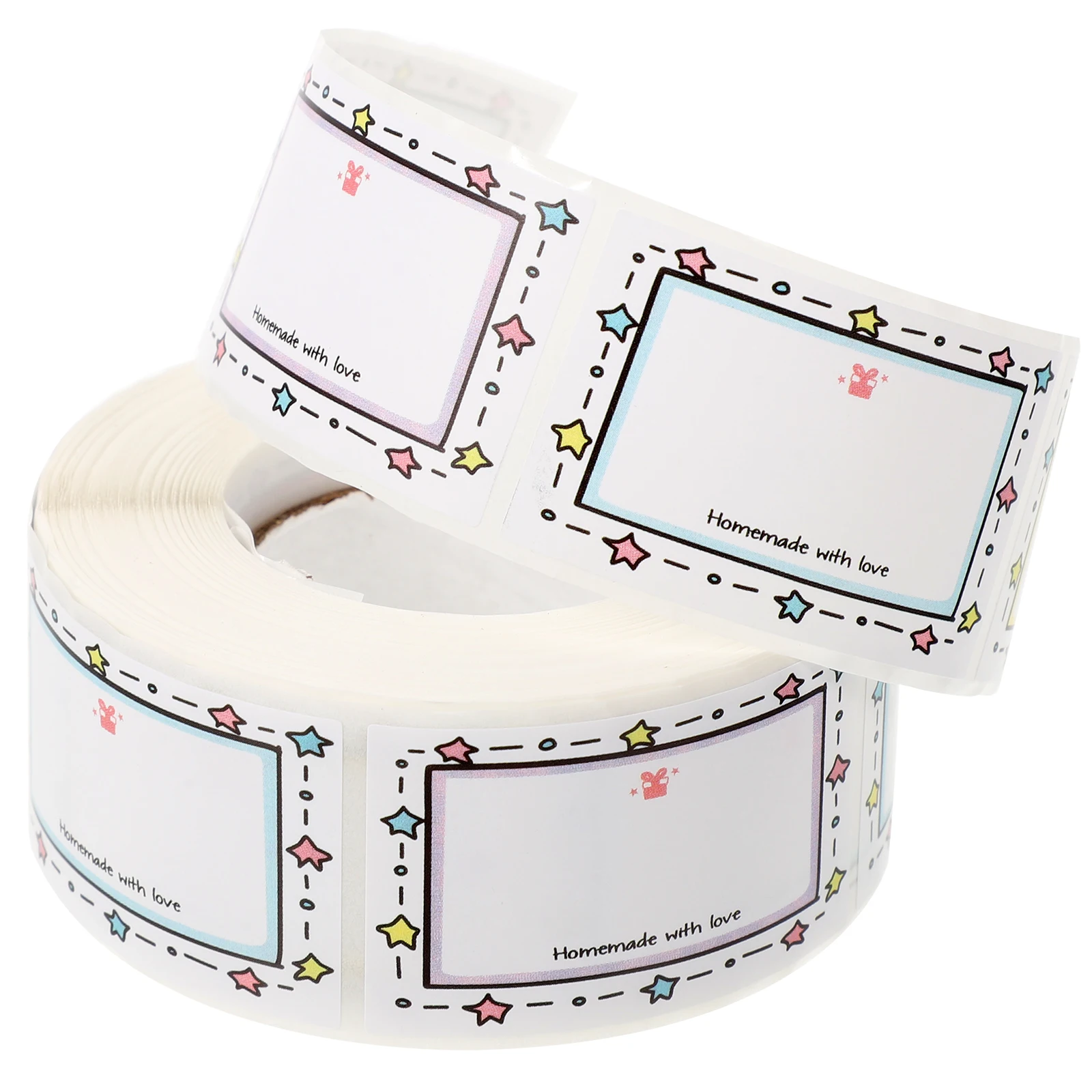 500 Sheets Food Waterproof and Oil-proof Stickers Student Labels for Containers