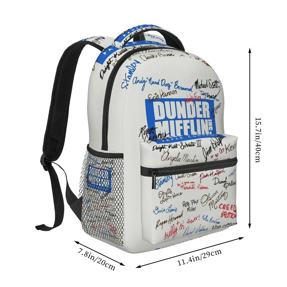 TV Series The Office Dunder Mifflin Backpack Student Boys Girls BookBag Kids School Bag Laptop Shoulder Bags for Men Women