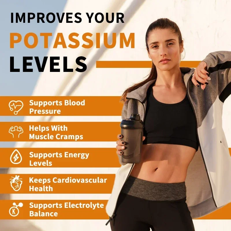 Potassium Gluconate - Increases Muscle Density and Supports Heart, Nerve and Muscle Function