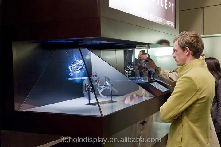 Professional Manufacturer Hologram 3D Display Box Holographic Pyramid Jewelry Box